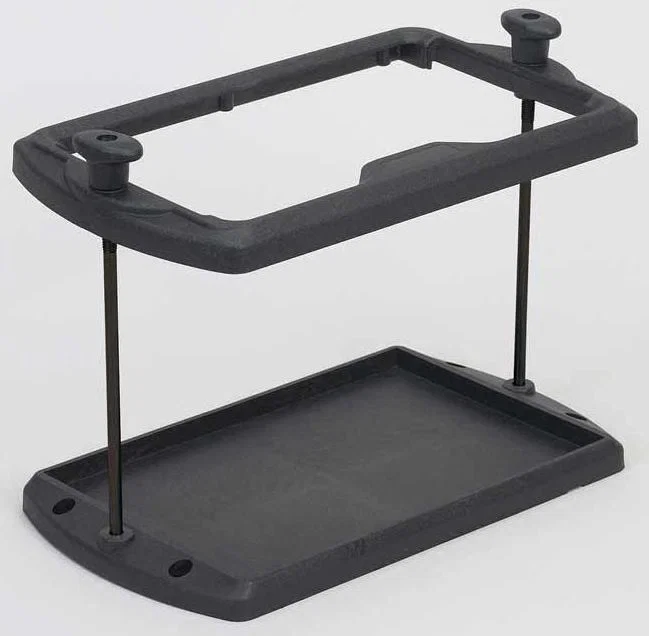 042216 – MOELLER Battery Tray, For 29 And 31 Series Batteries Plastic With Stainless Steel Hold Down Rod For Marine A...